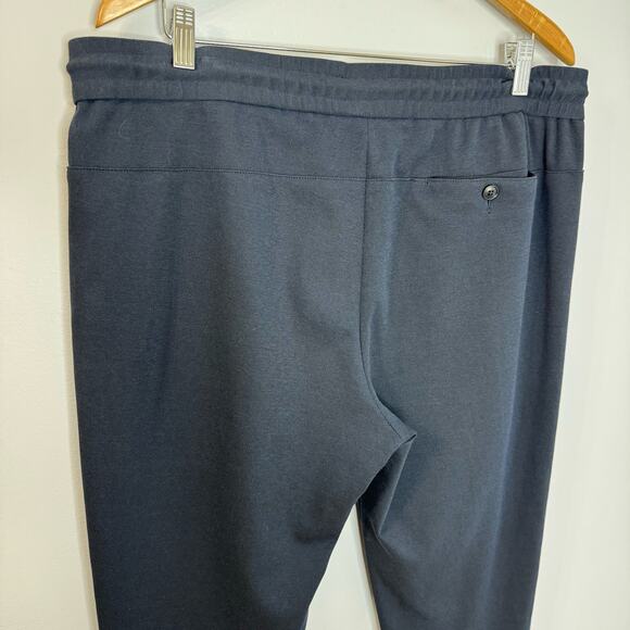 Bonobos  Drawstring Tapered Leg Pants Pull-on Elastic Waist Blue Men's 36 - Picture 3 of 6